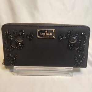 Kate Spade New York Wilson Road Embellished Neda Wallet Black